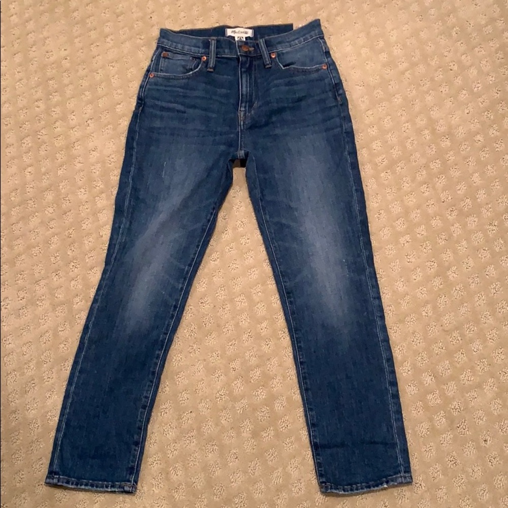 Madewell High Rise Slim Crop Boyjean